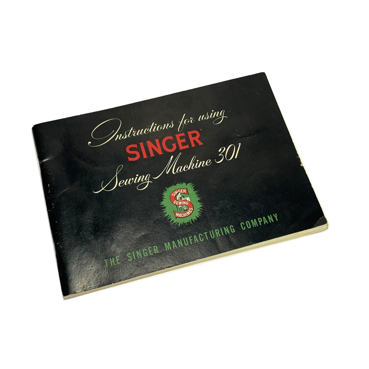 Singer 301 301A Sewing Machine Instruction Manual Vintage Original 1956