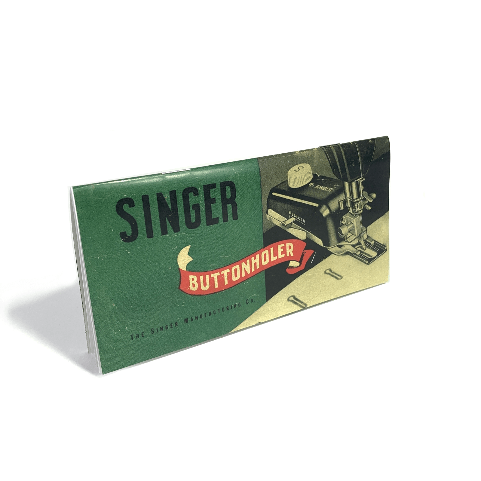 Singer Sewing Machine Buttonholer Attachment Instruction Manual