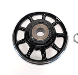 Singer Sewing Machine Spoked Chrome Rim Balance Hand Wheel w Stop Motion Knob Simanco 15282 - The Old Singer Shop