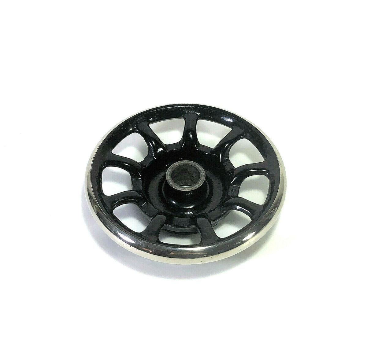 Singer Sewing Machine Spoked Nickel Rim Balance Hand Wheel Simanco