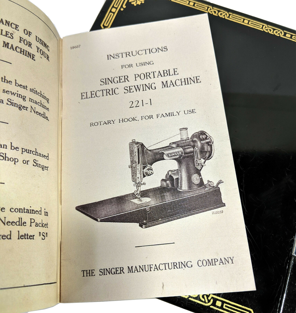 Kompatibel med Køb Vedholdende NEW Singer 221 Featherweight Sewing Machine Instruction Manual | The Old  Singer Shop