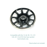 New Singer Sewing Machine 14.25" V Belt 193066 for 15 66 99 127 128 w SPOKED Wheel - The Old Singer Shop