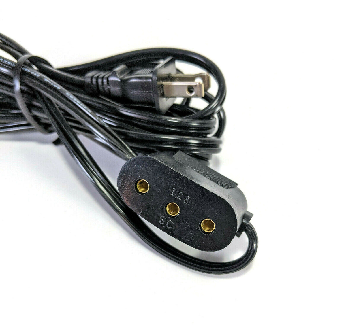 Power Cord, Double Lead For Singer 15-81, 15-90, 221, 222 Sewing Machi -  Cutex Sewing Supplies