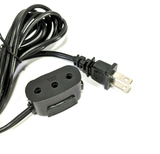 New Singer Sewing Machine Single Lead 3 Hole Power Cord 99 128 301 319 401 403 404 - The Old Singer Shop