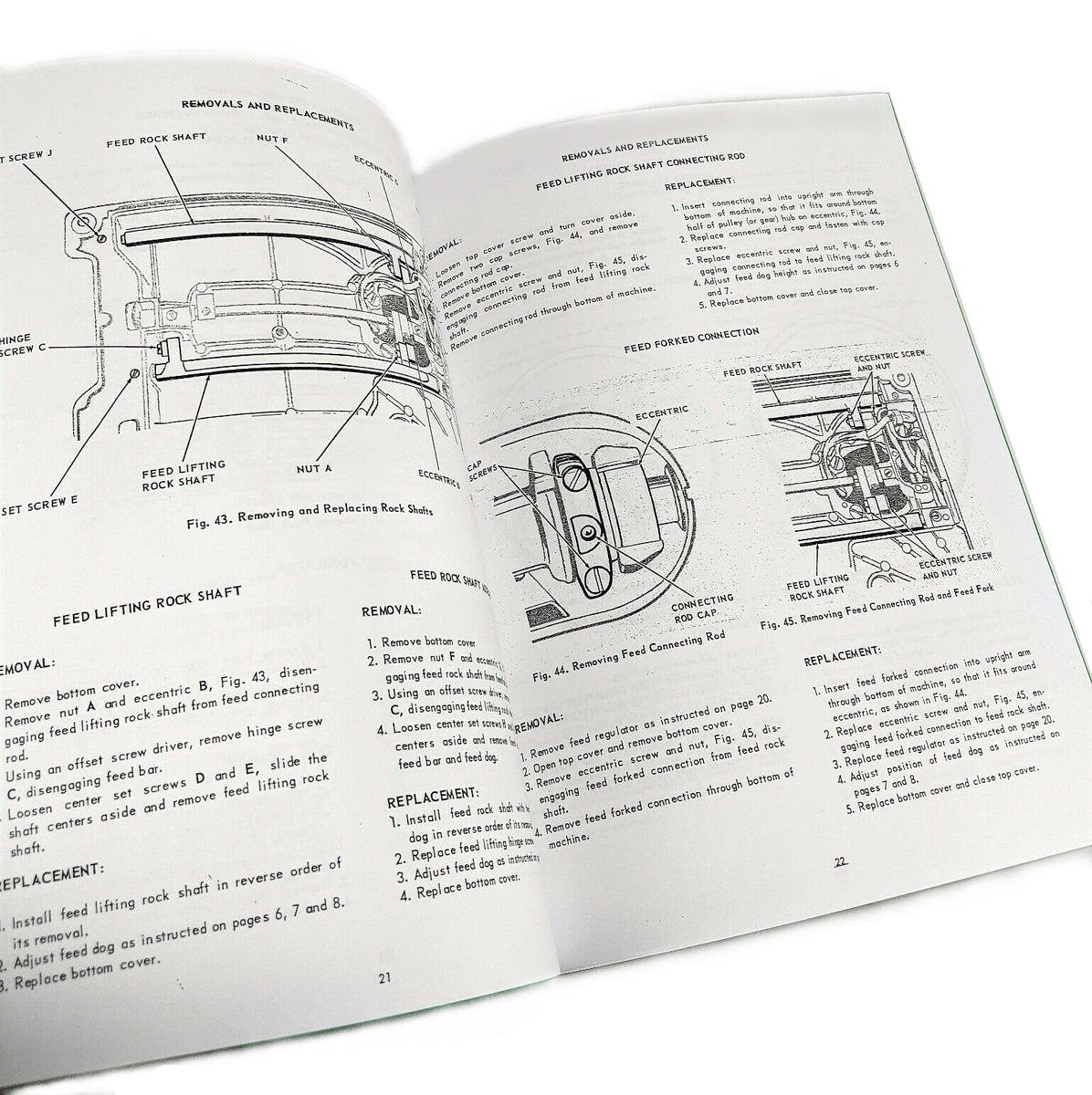Singer 221 Featherweight Sewing Machine Service Repair Manual NEW The