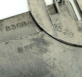 Early Singer 28 128 Front Rear Slide Throat Plate Set in Nickel Simanco 8369 8368 8323 - The Old Singer Shop