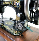 Singer 28 28K Sewing Machine Lower Bobbin Winder Friction Rubber Tire Ring - The Old Singer Shop