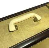 Singer Sewing Machine Trapezoid Grass Cloth Carry Case Handle 301 401 306 - The Old Singer Shop