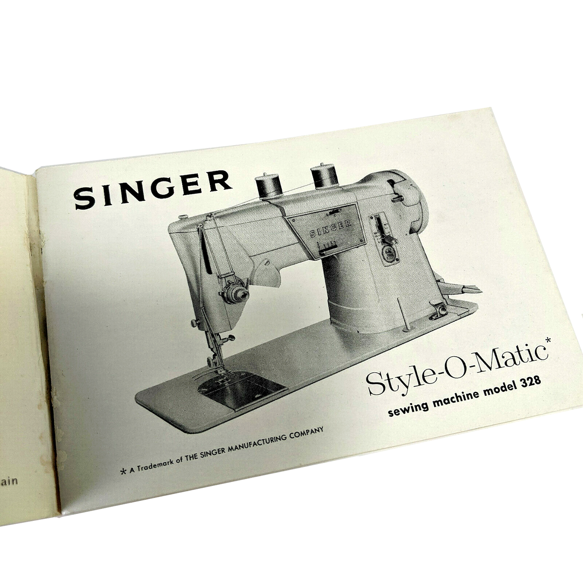 udsultet Hende selv klima Singer 328 Style-O-Matic Sewing Machine Instruction Manual Vintage Original  1962 | The Old Singer Shop