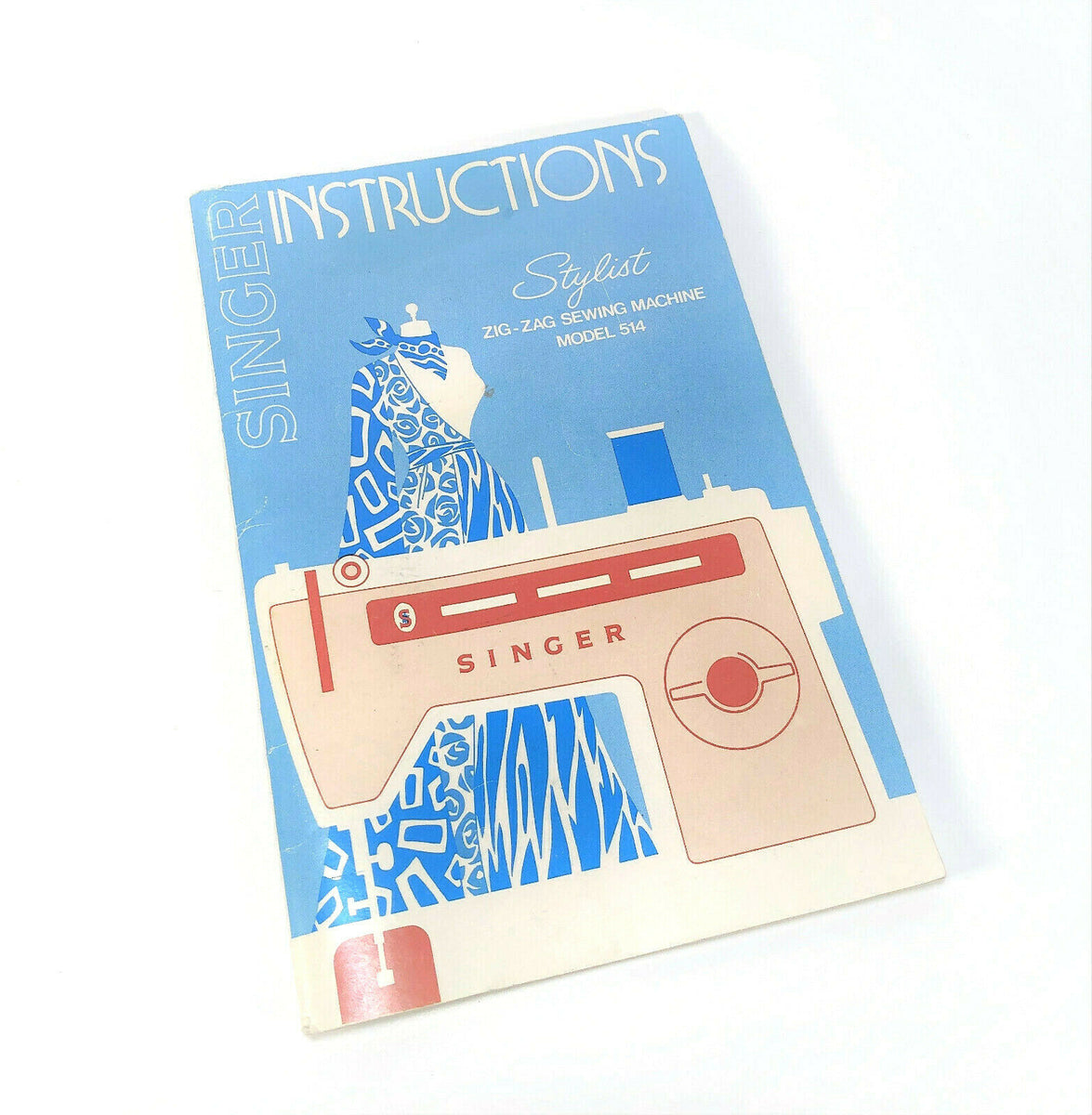Singer 514 Stylist Sewing Machine Instruction Manual Original 1972 The Old Singer Shop