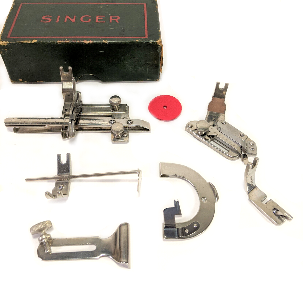 Singer 66 Sewing machine Back Rear Clamping 1/8 Hemmer Presser