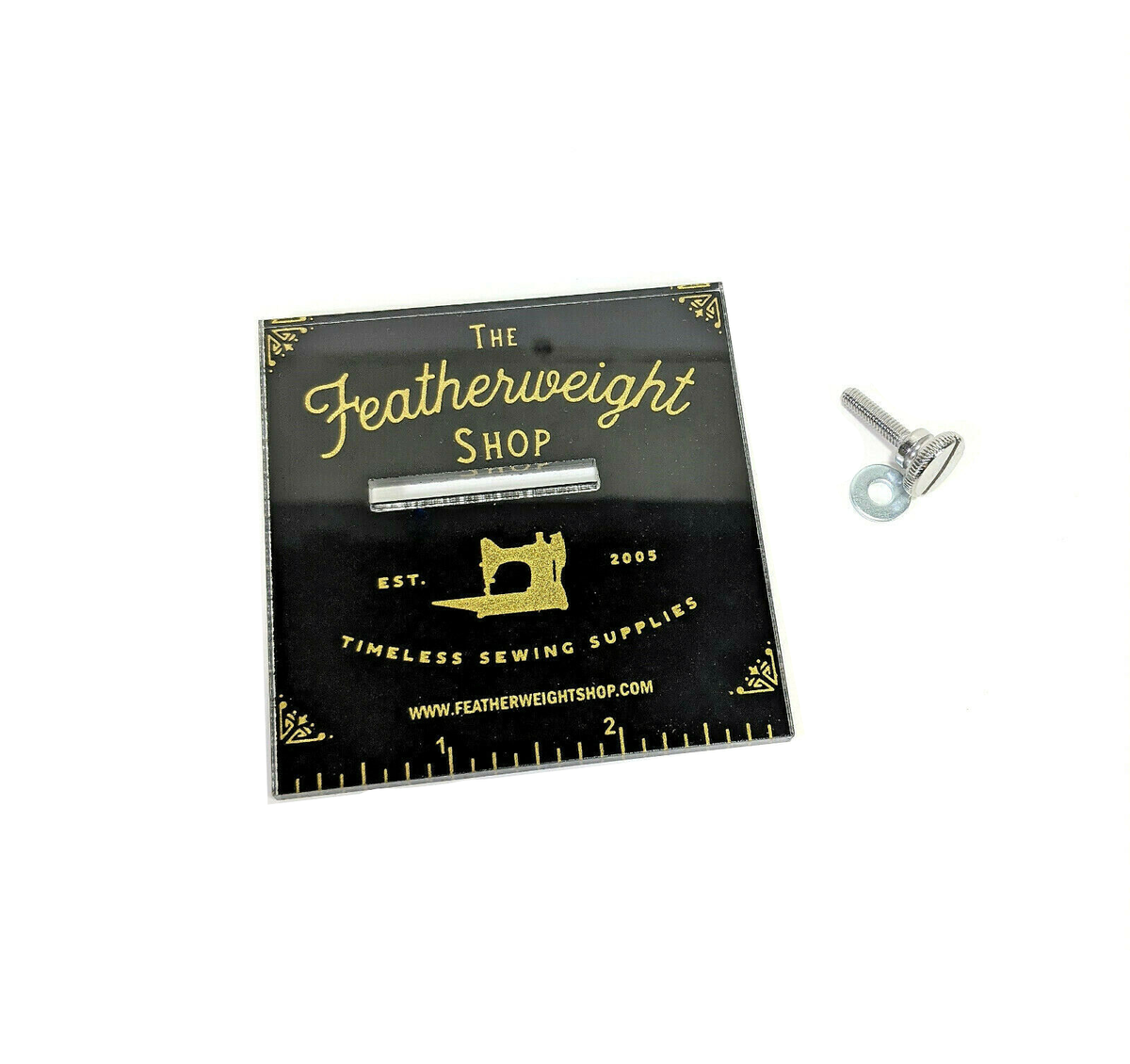 Singer Featherweight Accurate Seam Guide in Black or Clear Acrylic