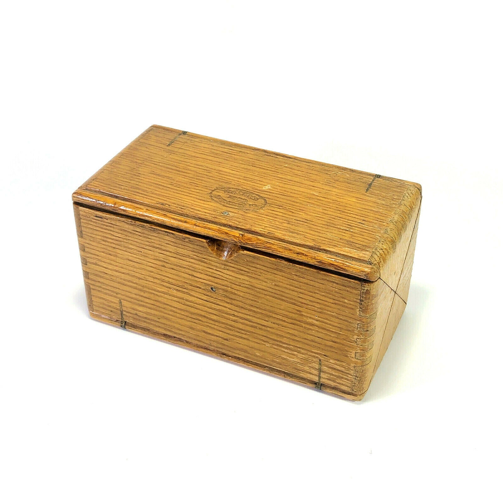1889 Singer Sewing Machine Oak Puzzle Box AS IS for Project No
