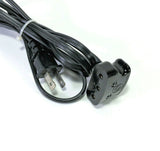Singer Sewing Machine Single Lead Power Cord w Bakelite 3 Hole Plug Re-Wired 15 66 99 - The Old Singer Shop