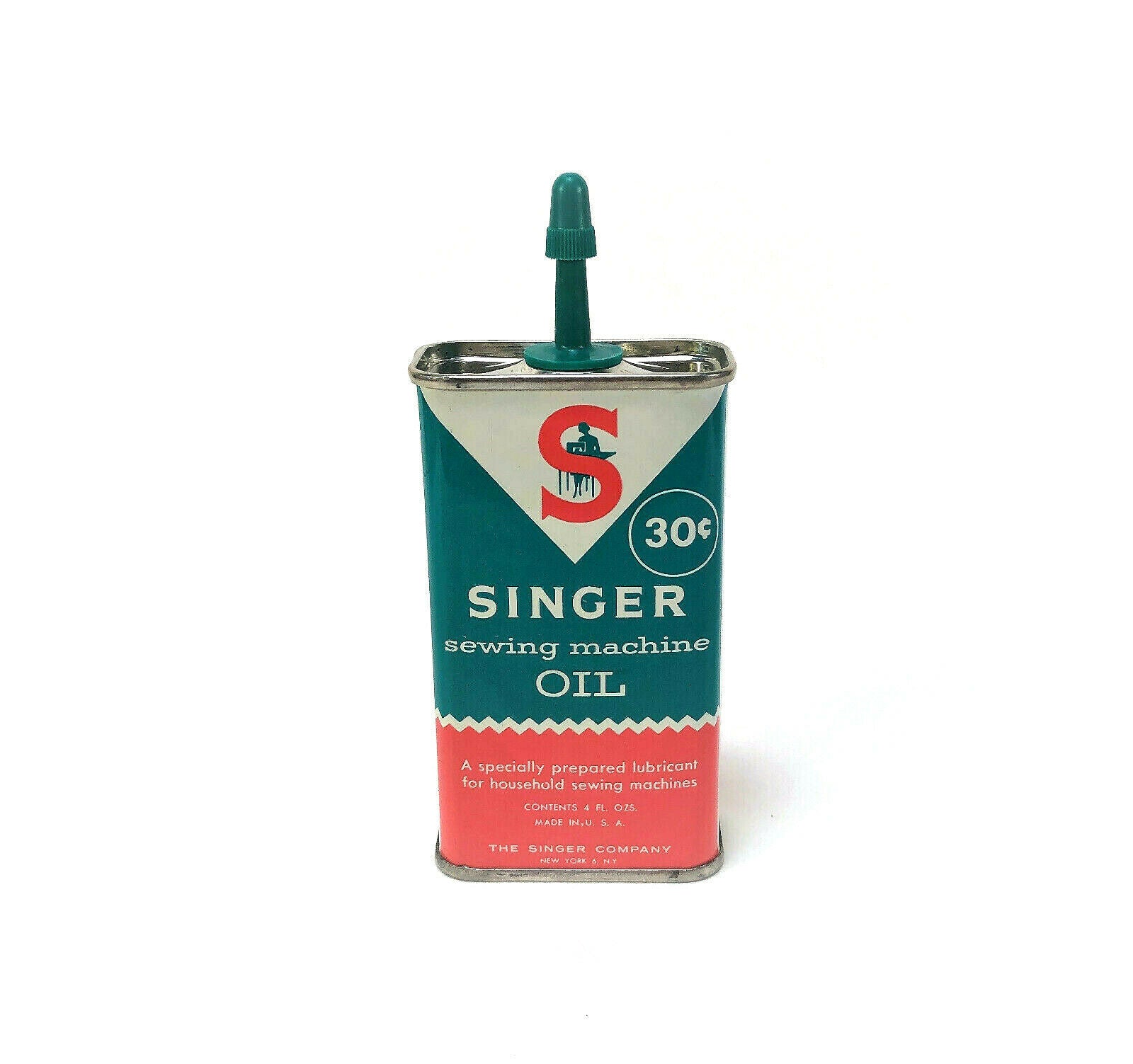アメリカ ヴィンテージ　オイル缶 50s〜80s 4ヶSet ハンディオイラー Vintage Singer Sewing Machine 4 oz Oil Can Handy Oiler Sealed