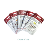 Singer Sewing Machine Needles 15x1 Universal 2020 5 Pack - Choice of Size