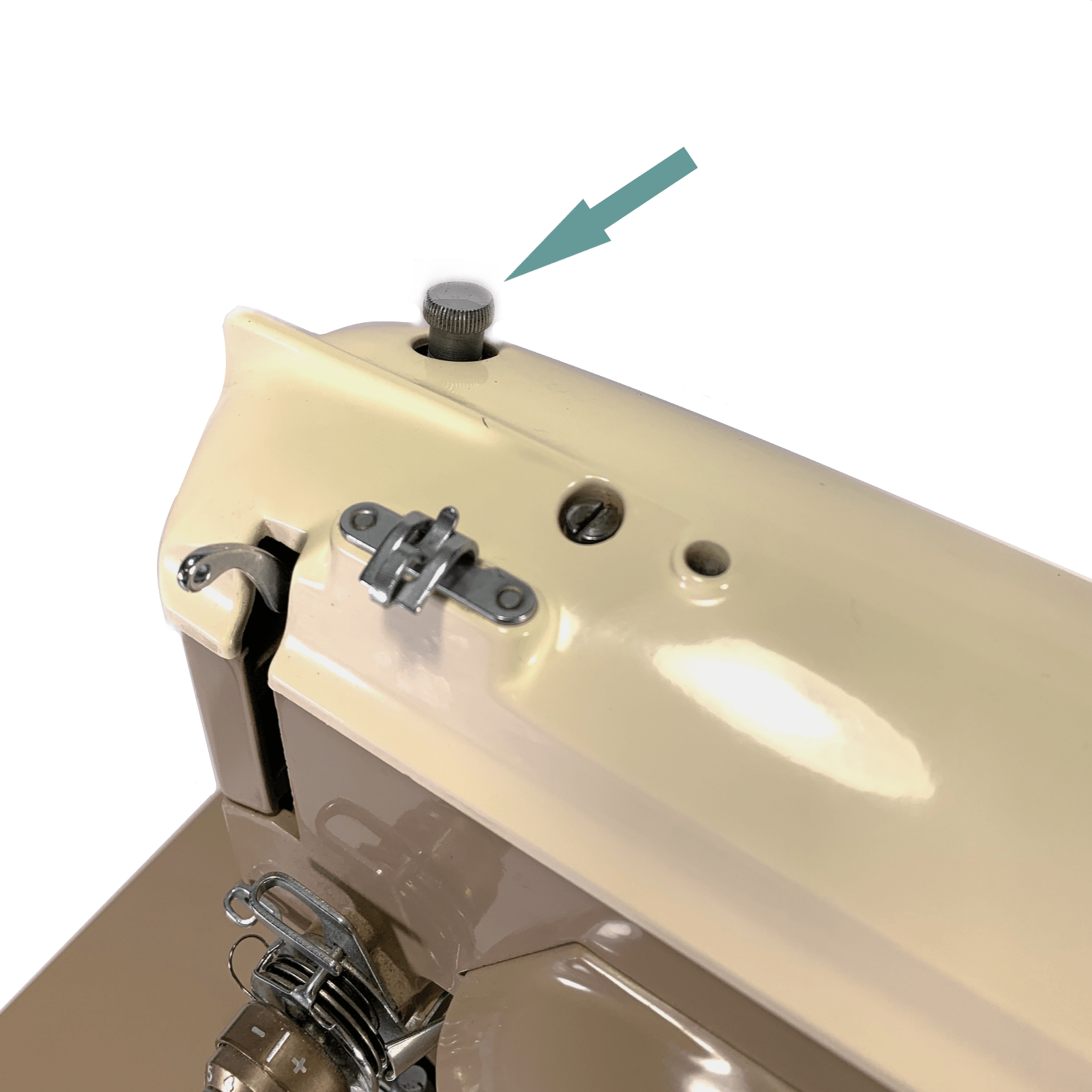 Singer 301 404 Sewing Machine Presser Bar Pressure Regulating Thumb Screw Knob 140586 - The Old Singer Shop