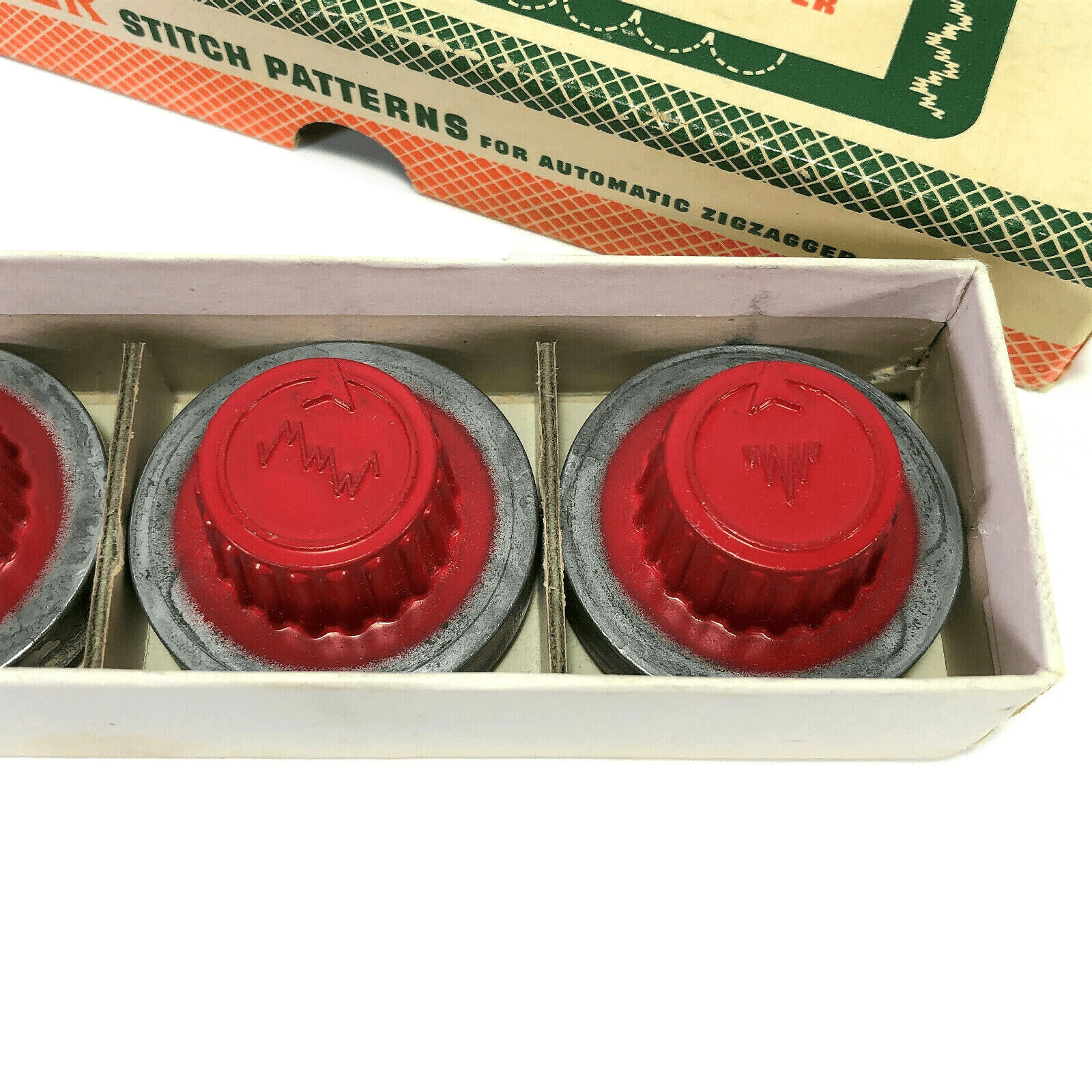 Singer Sewing Machine Automatic Zigzagger Stitch Pattern Cam Set Red Simanco 161008 L - The Old Singer Shop