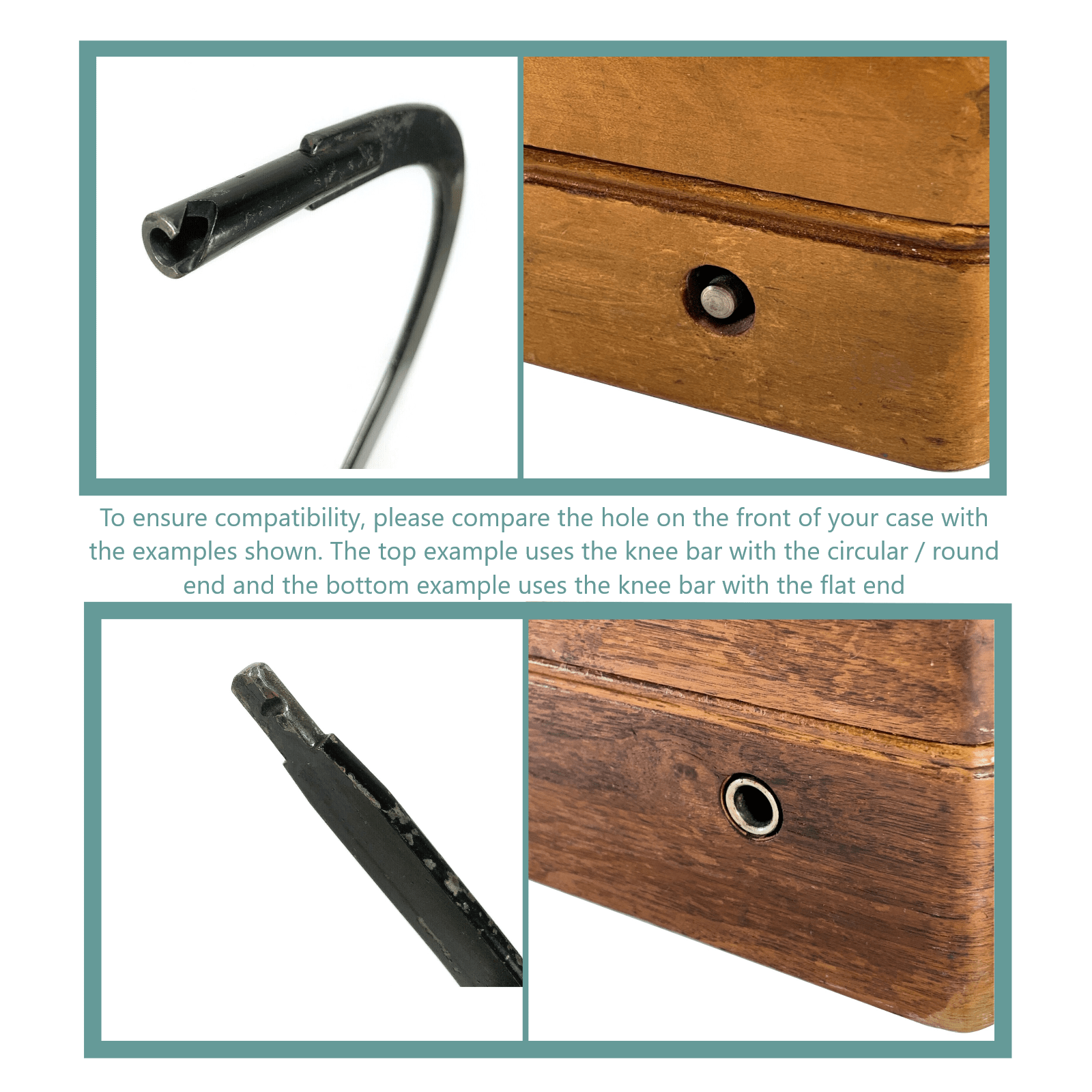 Singer Sewing Machine Bentwood Case Knee Lever Bar w Round End Simanco 191412 - The Old Singer Shop