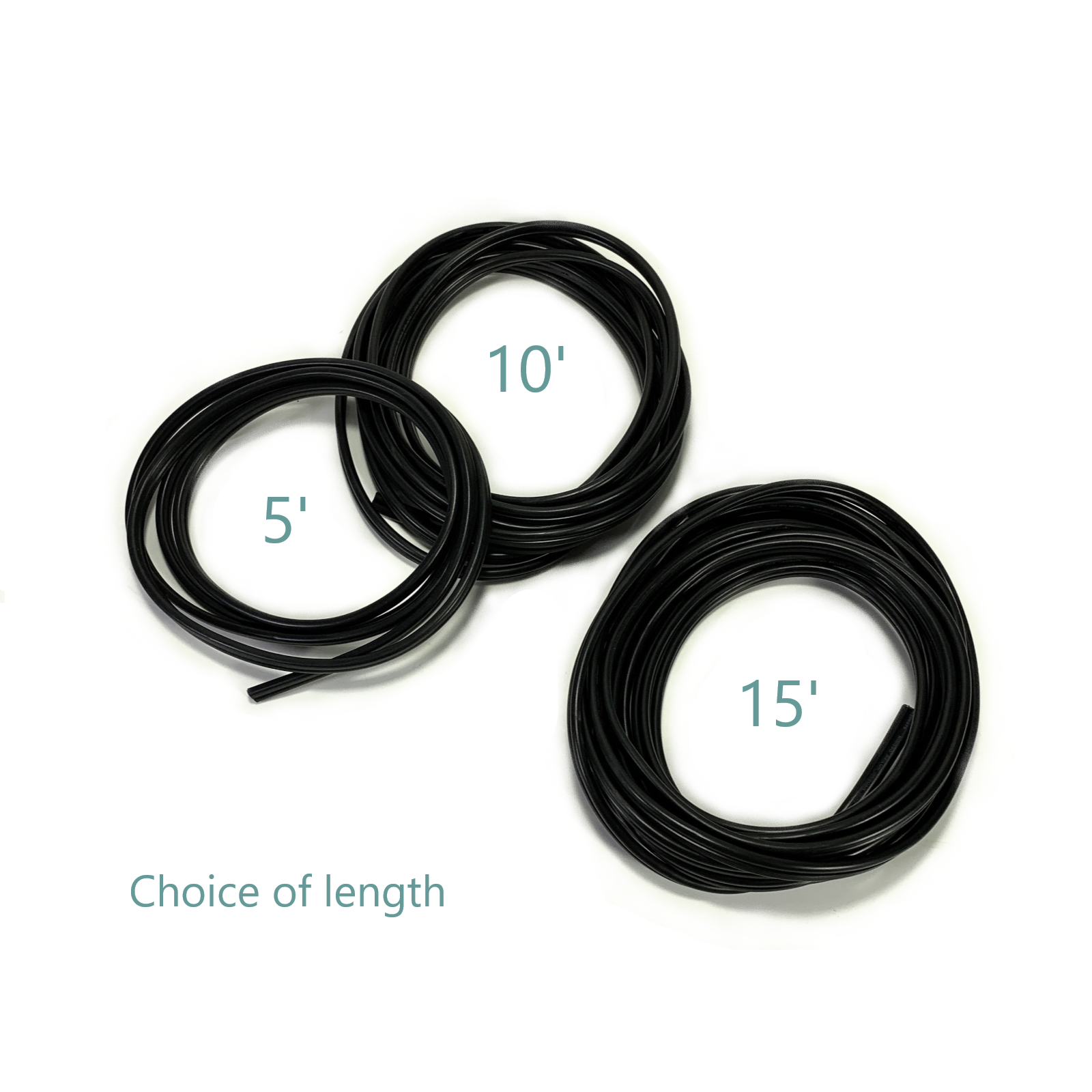Black 18 Gauge SPT-2 Cord in 5' 10' 15' Lengths - Rewire your Singer Sewing Machine - The Old Singer Shop
