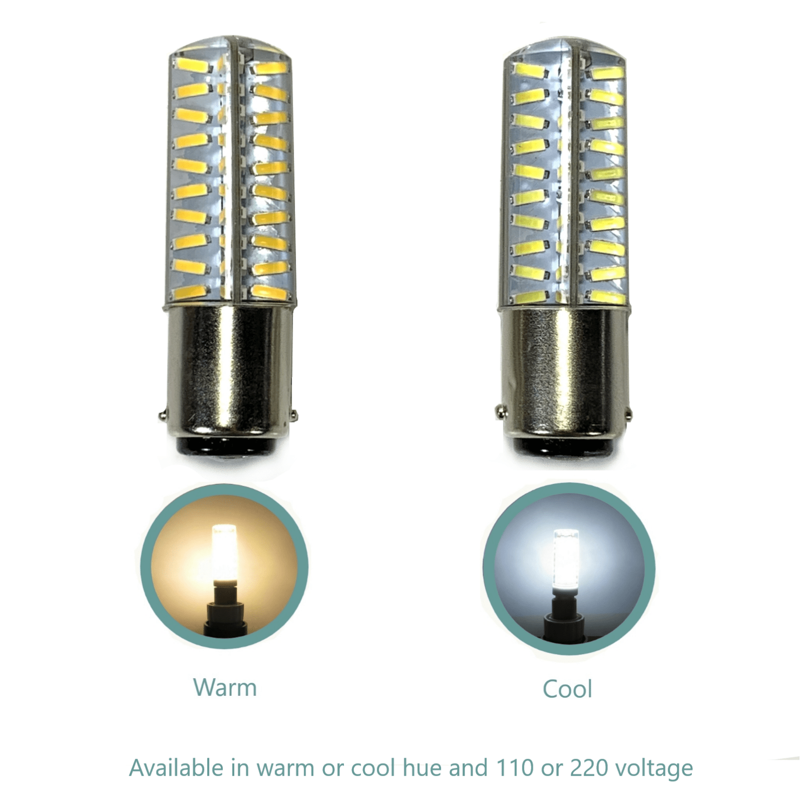 Bright LED B15 Bayonet Light Bulb for Singer Sewing Machines - Flangeless Easy Fit - The Old Singer Shop