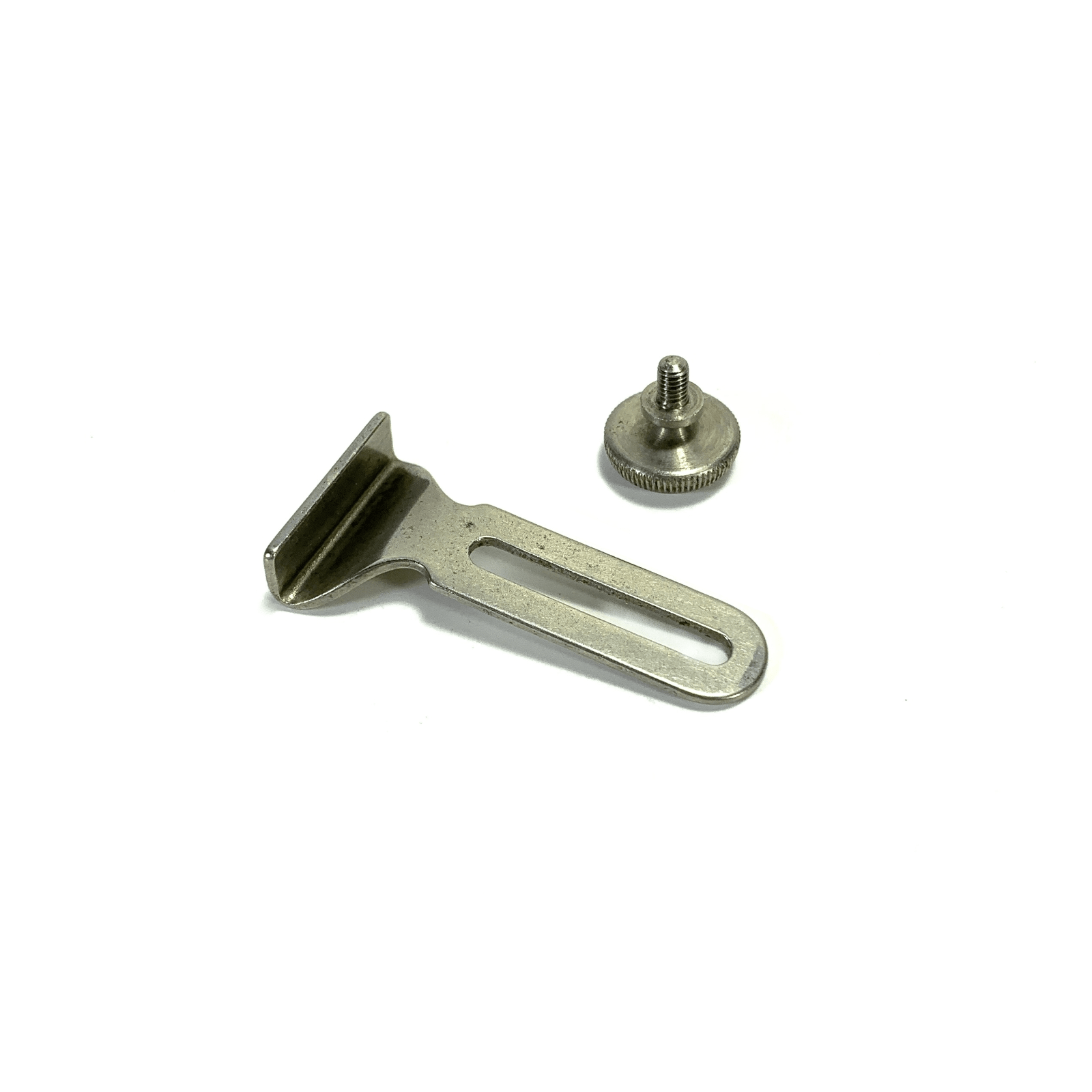 Early Singer Sewing Machine Seam Guide w/ Lrg Head Thumb Screw Simanco 25527 287 - The Old Singer Shop