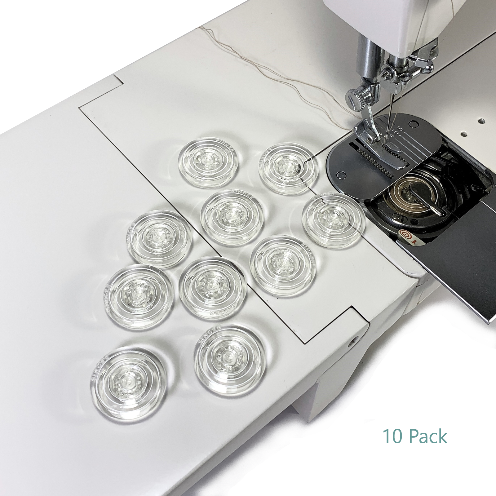 Genuine Singer Touch & Sew Sewing Machine Bobbins 163131 10 Pack