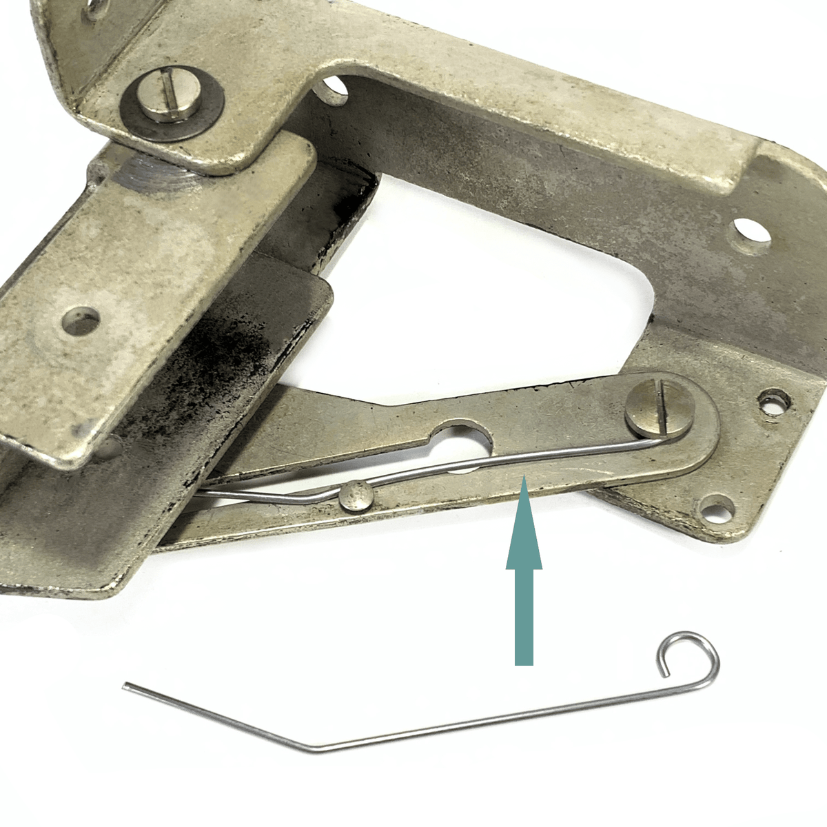 Leg Latch Spring for Singer 221 Featherweight Utility Card Table - The Old Singer Shop