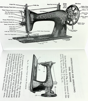 New Singer 15 Treadle Sewing Machine Instruction Manual Original or Lrg Format Available - The Old Singer Shop