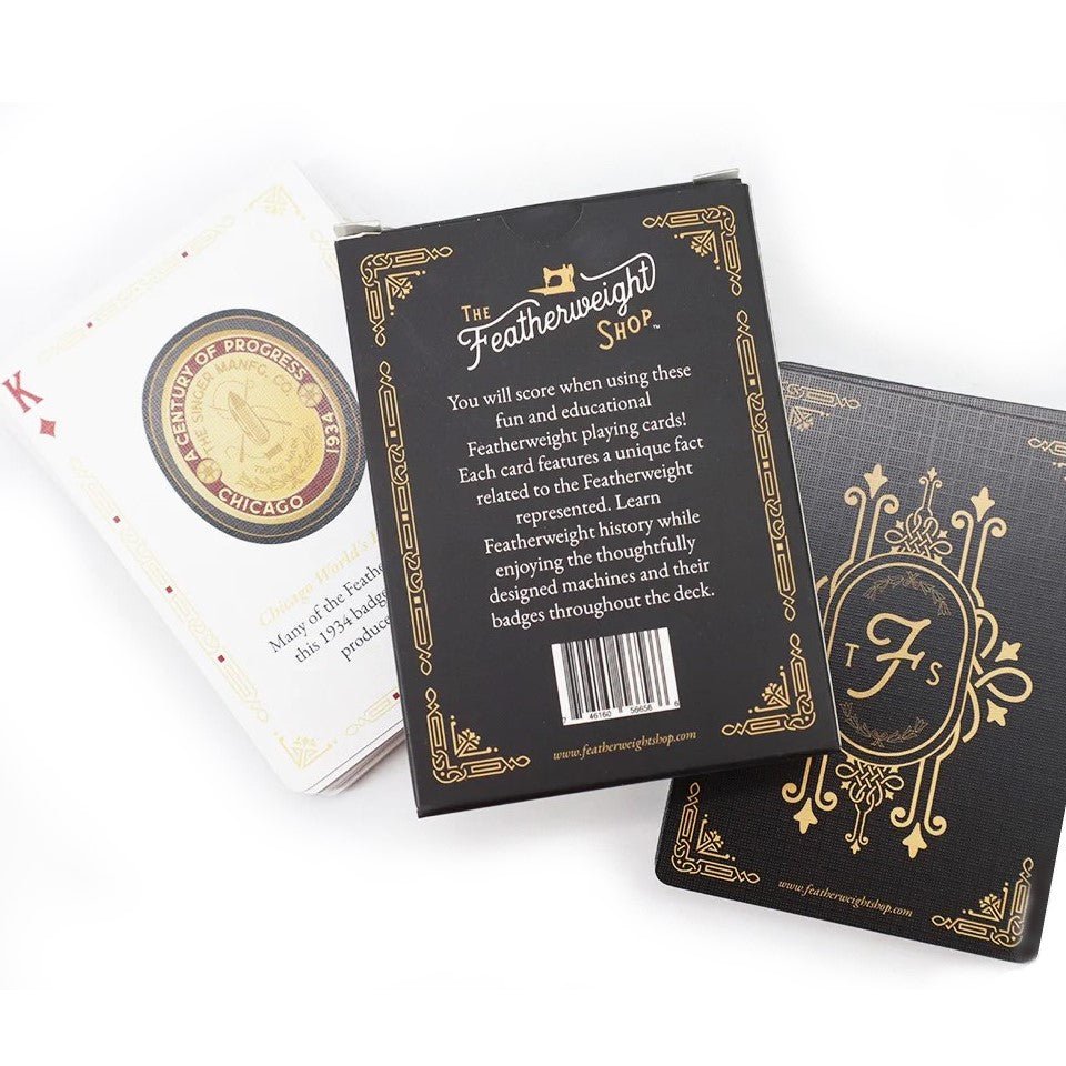 Singer 221 Featherweight Sewing Machine Deck of Playing Cards - The Old Singer Shop