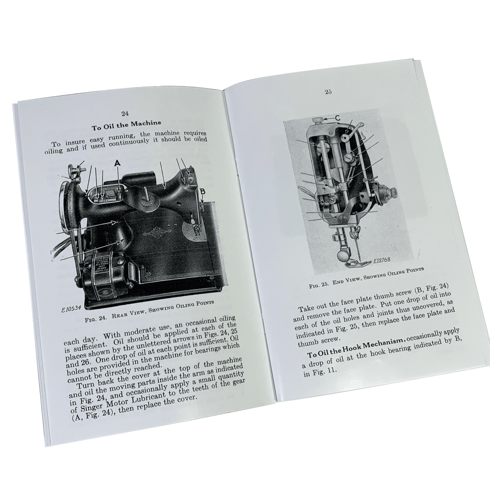 New Singer 221 Featherweight Sewing Machine Instruction Manual Original or Lrg Format Available - The Old Singer Shop