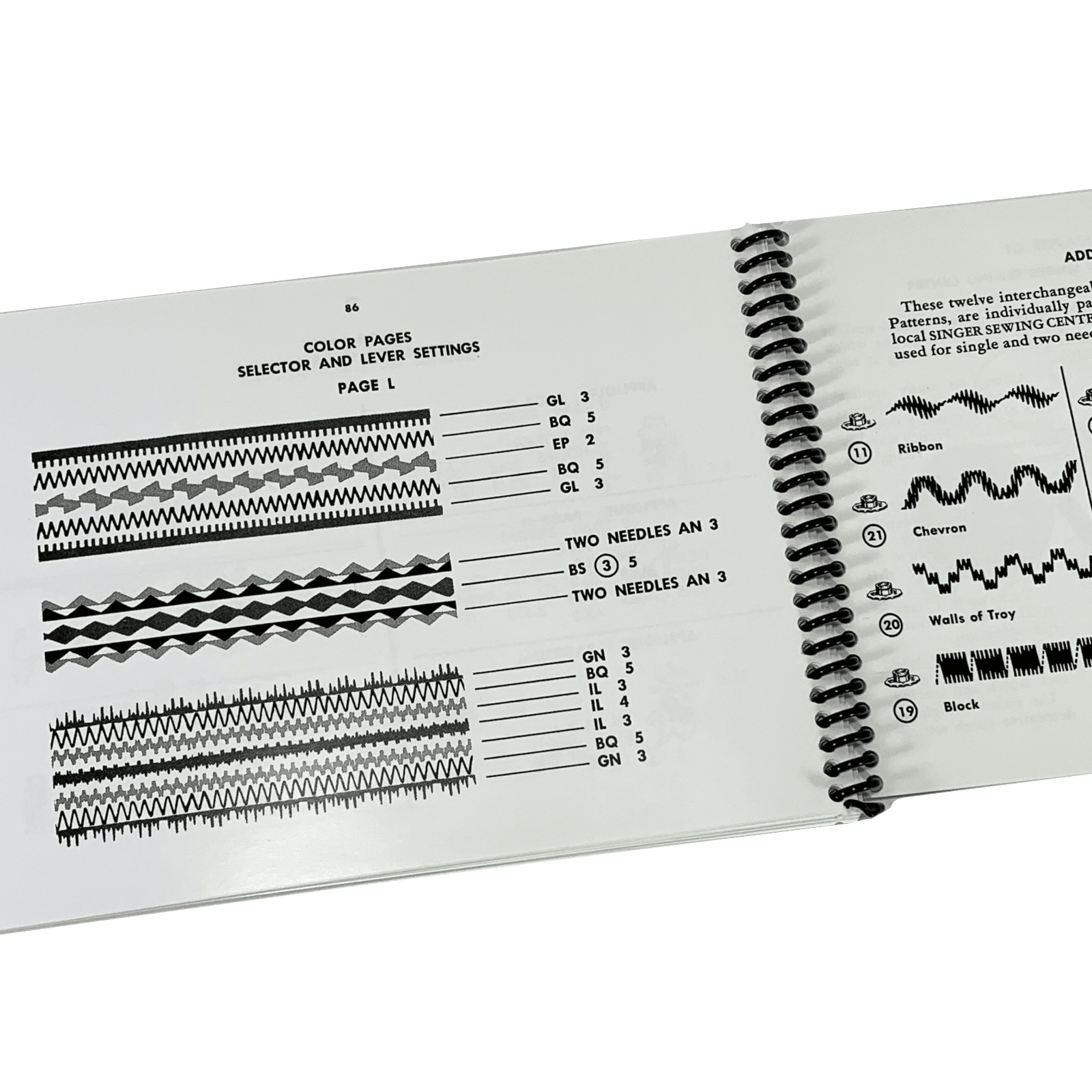 New Singer 500 500A Rocketeer Sewing Machine Instruction Manual Coil Bound - The Old Singer Shop