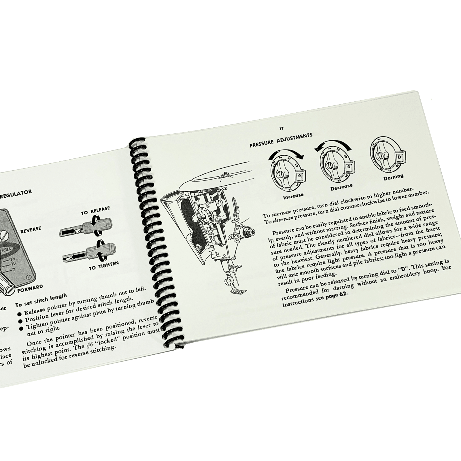 New Singer 503 503A Rocketeer Sewing Machine Instruction Manual Coil Bound - The Old Singer Shop