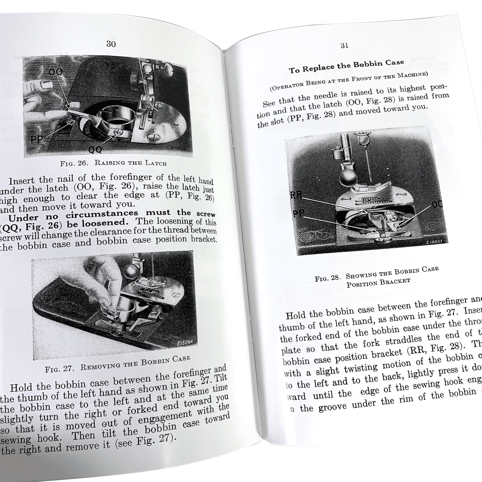 New Singer 66 - 16 Sewing Machine Instruction Manual Original or Large Format Available - The Old Singer Shop