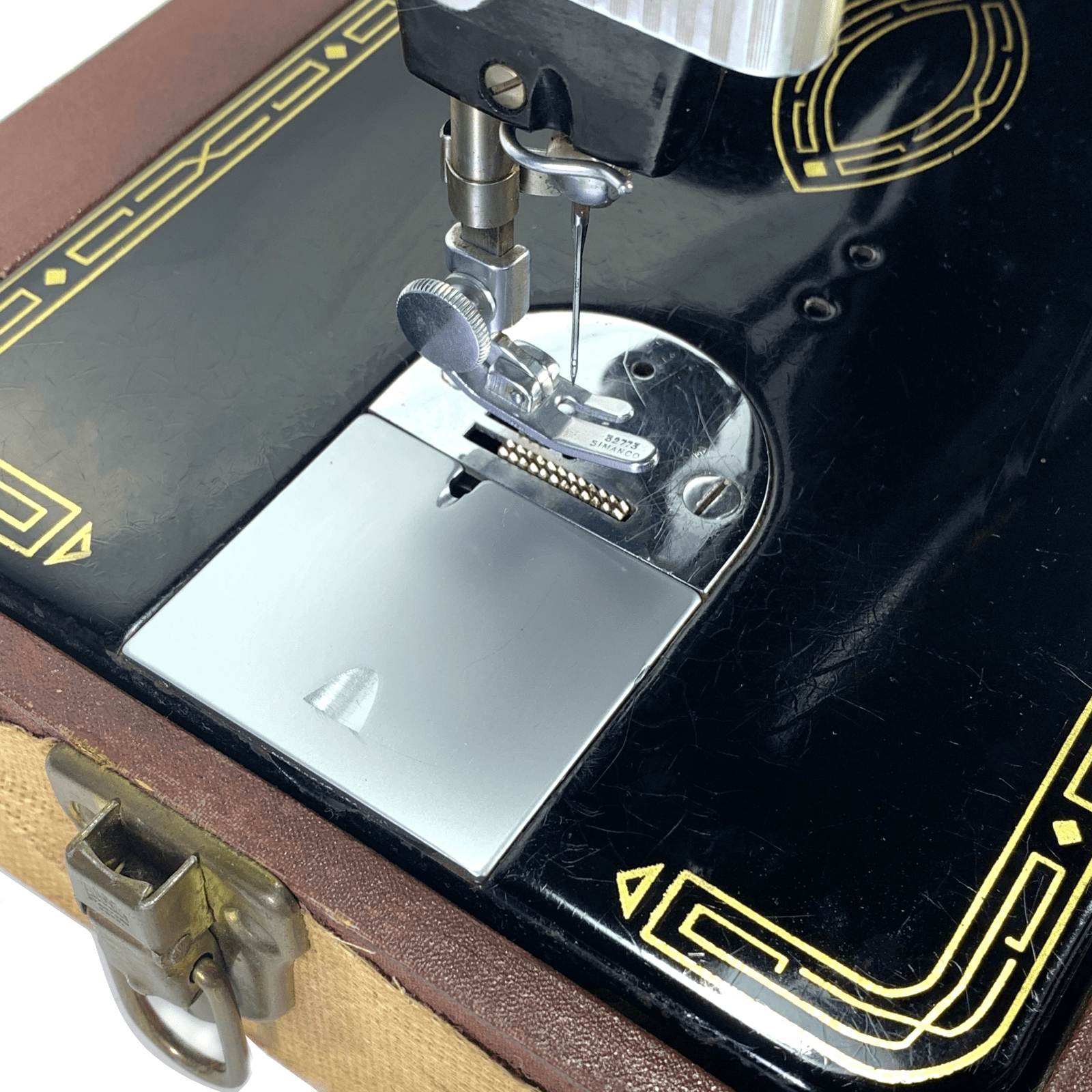 New Singer 66 99 185 192 Sewing Machine Slide Plate Bobbin Cover Satin Finish 32569 - The Old Singer Shop