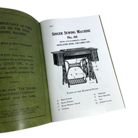 Singer 66 Red Eye Treadle Sewing Machine Instruction Manual New Reproduction - The Old Singer Shop