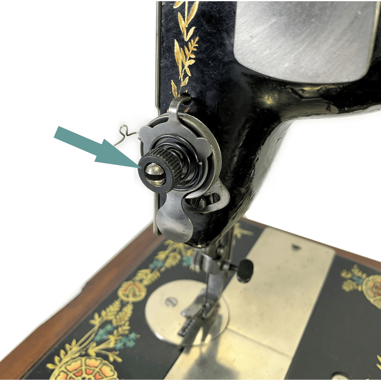 New Singer Sewing Machine Tension Assembly Thumb Nut 1560 for 27 127 28 128 66 99 - The Old Singer Shop