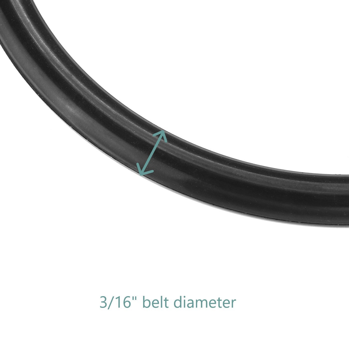 New Universal Sewing Machine Rubber Stretch Belt TB - 100 Med 13" to 15" - The Old Singer Shop