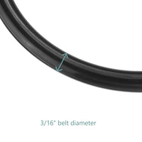 New Universal Sewing Machine Rubber Stretch Belt TB-100 Med 13" to 15" - The Old Singer Shop