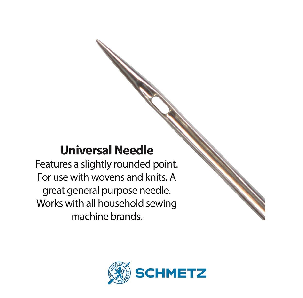 Schmetz Universal Sewing Machine Needles 5 Pack - Choice of Size - The Old Singer Shop