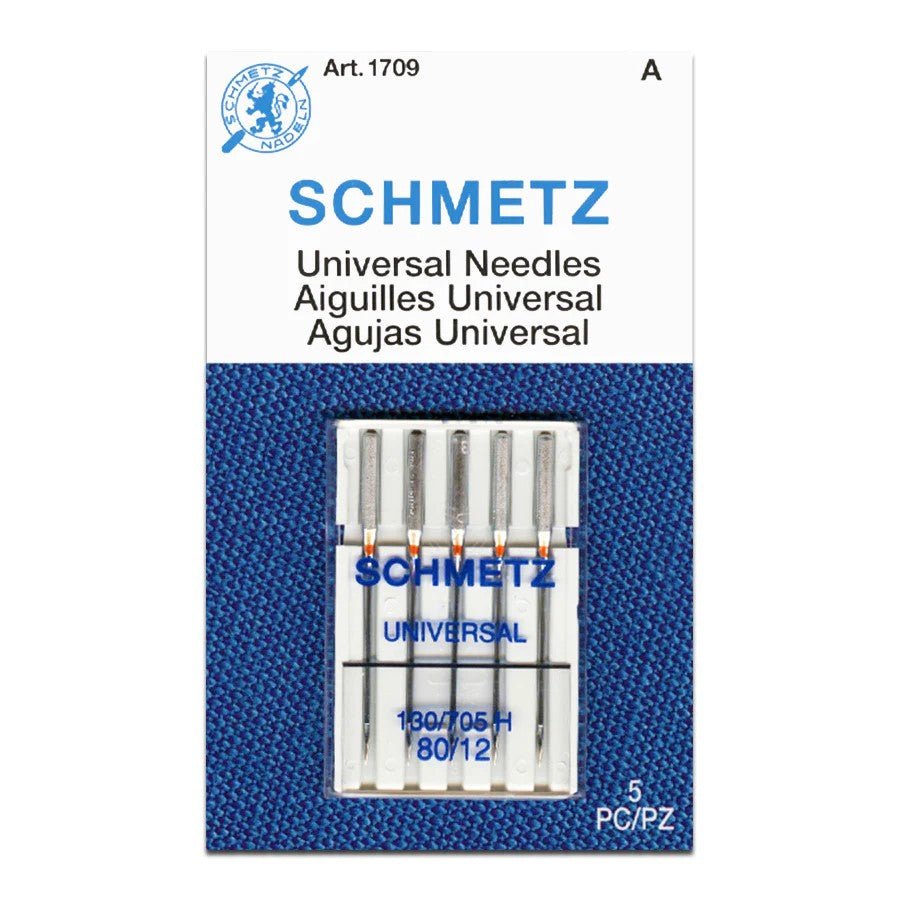 Schmetz Universal Sewing Machine Needles 5 Pack - Choice of Size - The Old Singer Shop