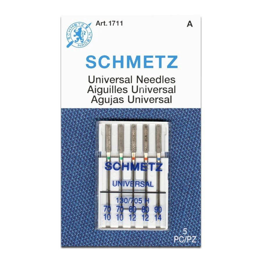 Schmetz Universal Sewing Machine Needles 5 Pack - Choice of Size - The Old Singer Shop
