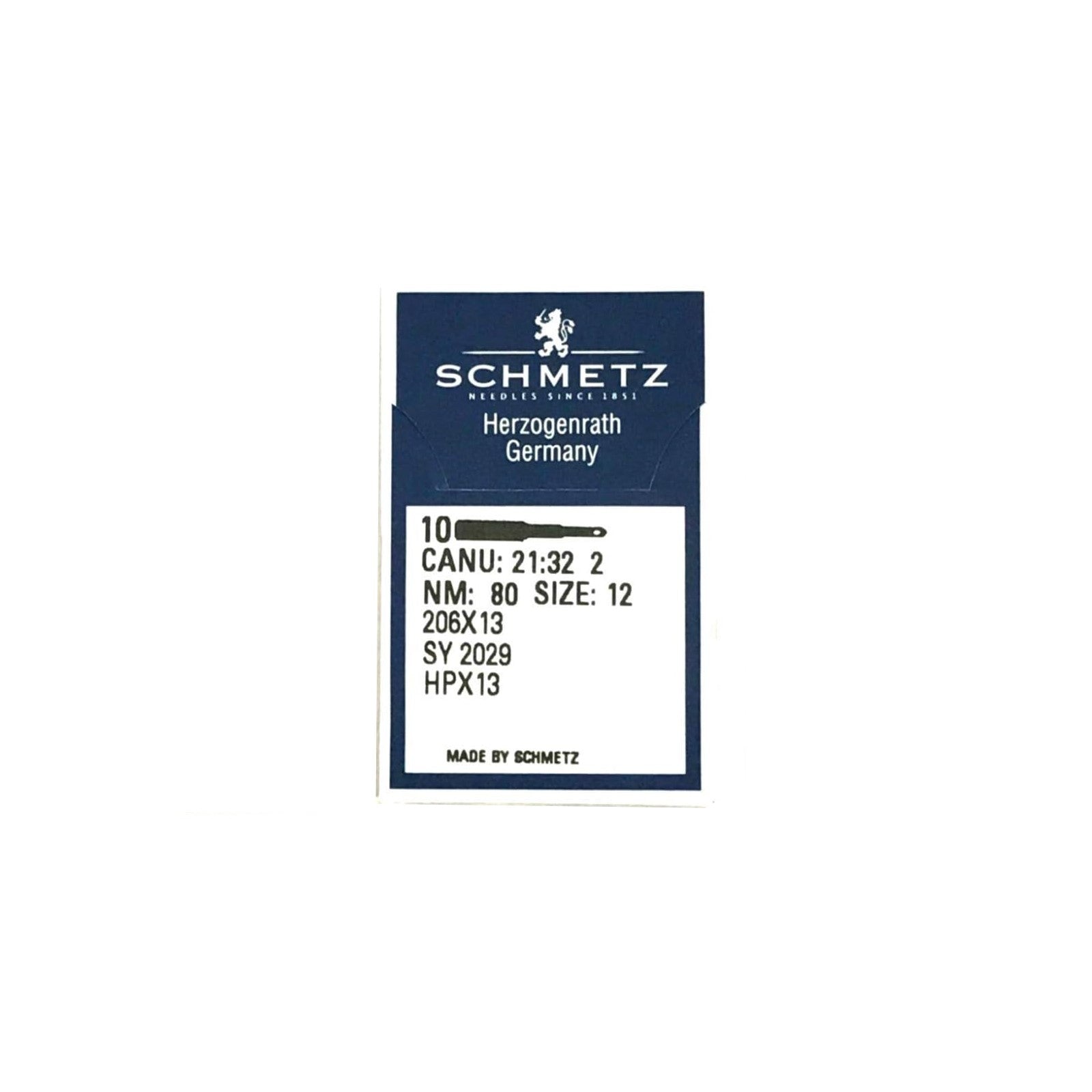 Schmetz 206x13 Sewing Machine Needles for Singer 206 306 319 320 10 Pack - The Old Singer Shop
