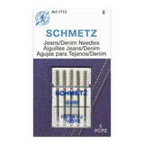 Schmetz Jeans Denim Sewing Machine Needles 5 Pack - Choice of Size