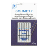 Schmetz Jeans Denim Sewing Machine Needles 5 Pack - Choice of Size