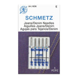 Schmetz Jeans Denim Sewing Machine Needles 5 Pack - Choice of Size