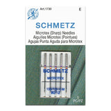 Schmetz Microtex (Sharp) Sewing Machine Needles 5 Pack - Choice of Size