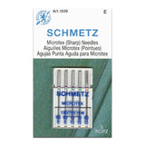 Schmetz Microtex (Sharp) Sewing Machine Needles 5 Pack - Choice of Size