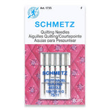 Schmetz Quilting Sewing Machine Needles 5 Pack - Choice of Size