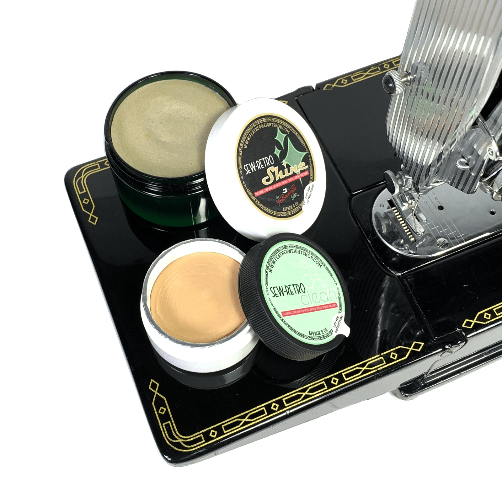 Sew - Retro Clean & Shine Kit for Vintage Sewing Machines - The Old Singer Shop